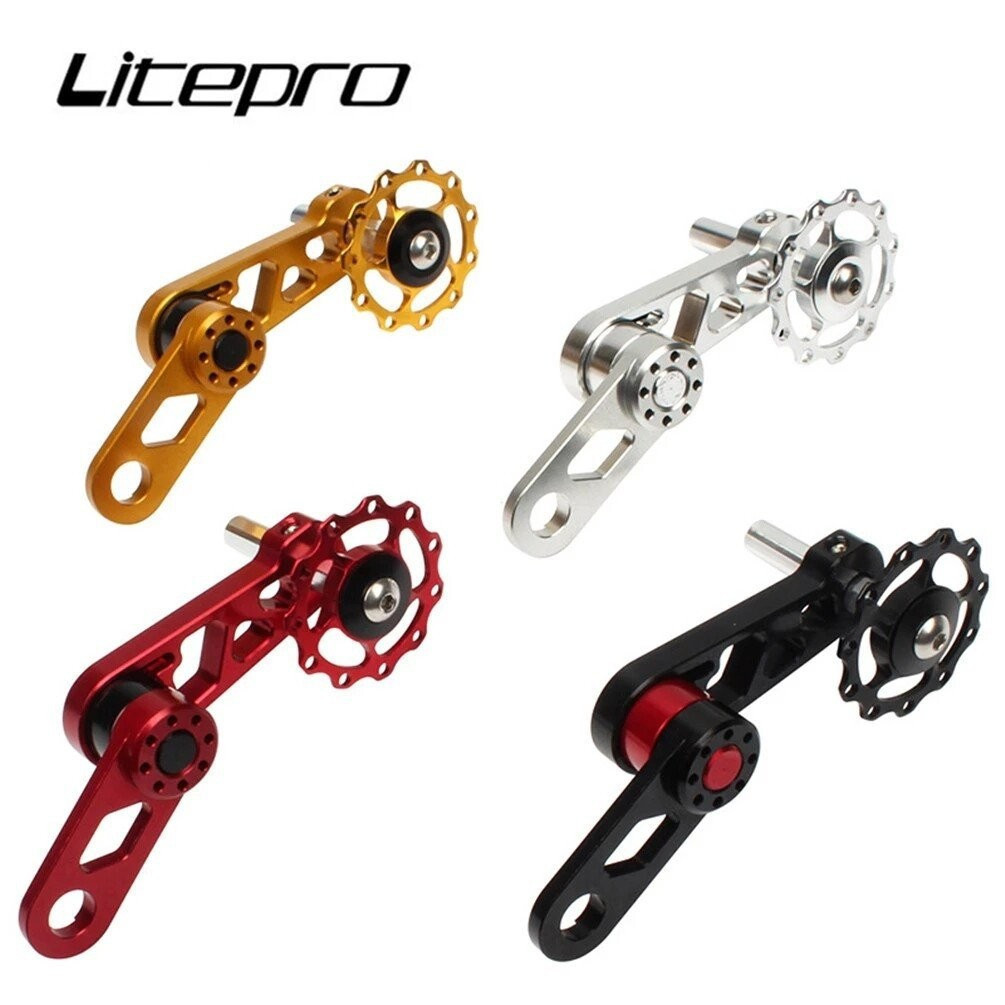 BR Litepro Tensionador para Desviador Traseiro de Bicicleta com Zíper Acessórios de Roda Guia Dobrável para Bicicleta de
