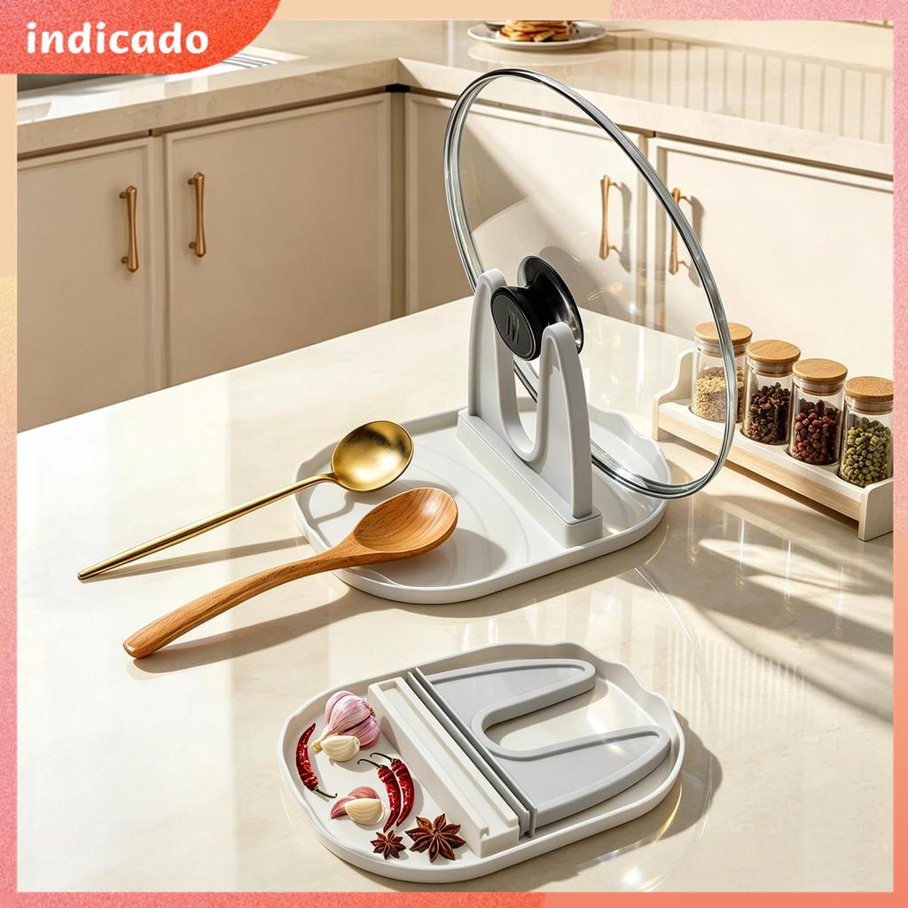 Tampa De Pote Resto Espátula Titular Plástico Colher Para Fogão E Balcão Cozinha Cinza Branco Shopbc5387