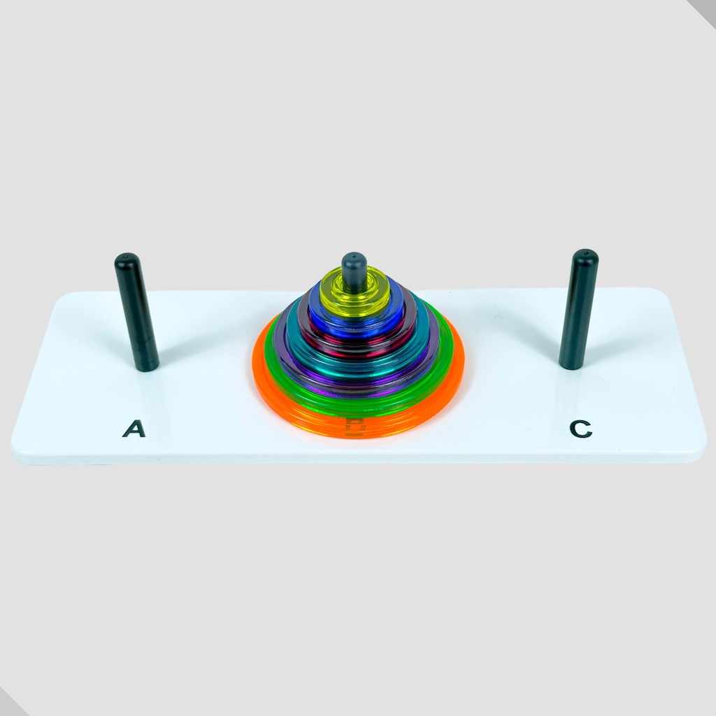 Brinquedo Educativo Torre de Hanói 7 Discos
