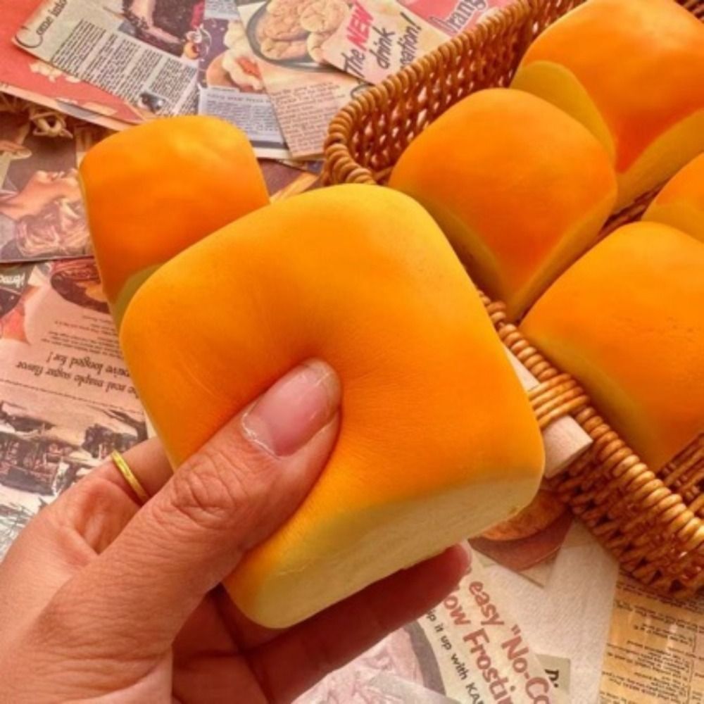 BAISHANG Pão Havaiano Squishy , Bola Fidget Sensorial Simulada Suave E Calmante , Brinquedo De Recuperação Lenta De Aume — imagem 2 de 2