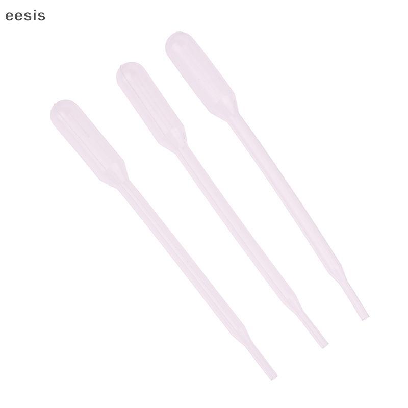 eesis 100 Peças 0.5ML Plástico Descartável ttes Squeeze Transferência Conta-Gotas Para Molde De Silicone Resina Epóxi UV