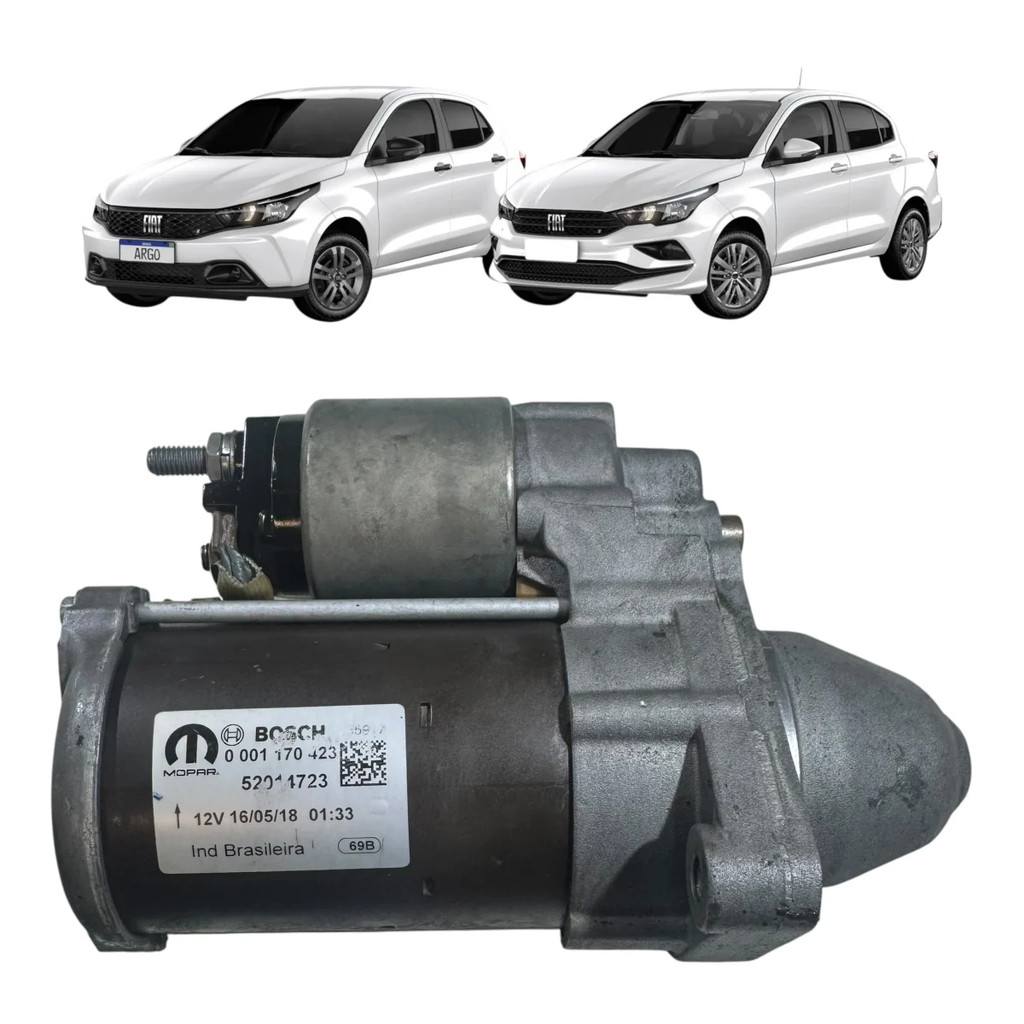 Motor Partida Arranque Origina Renegade Argo Cronos 52014723