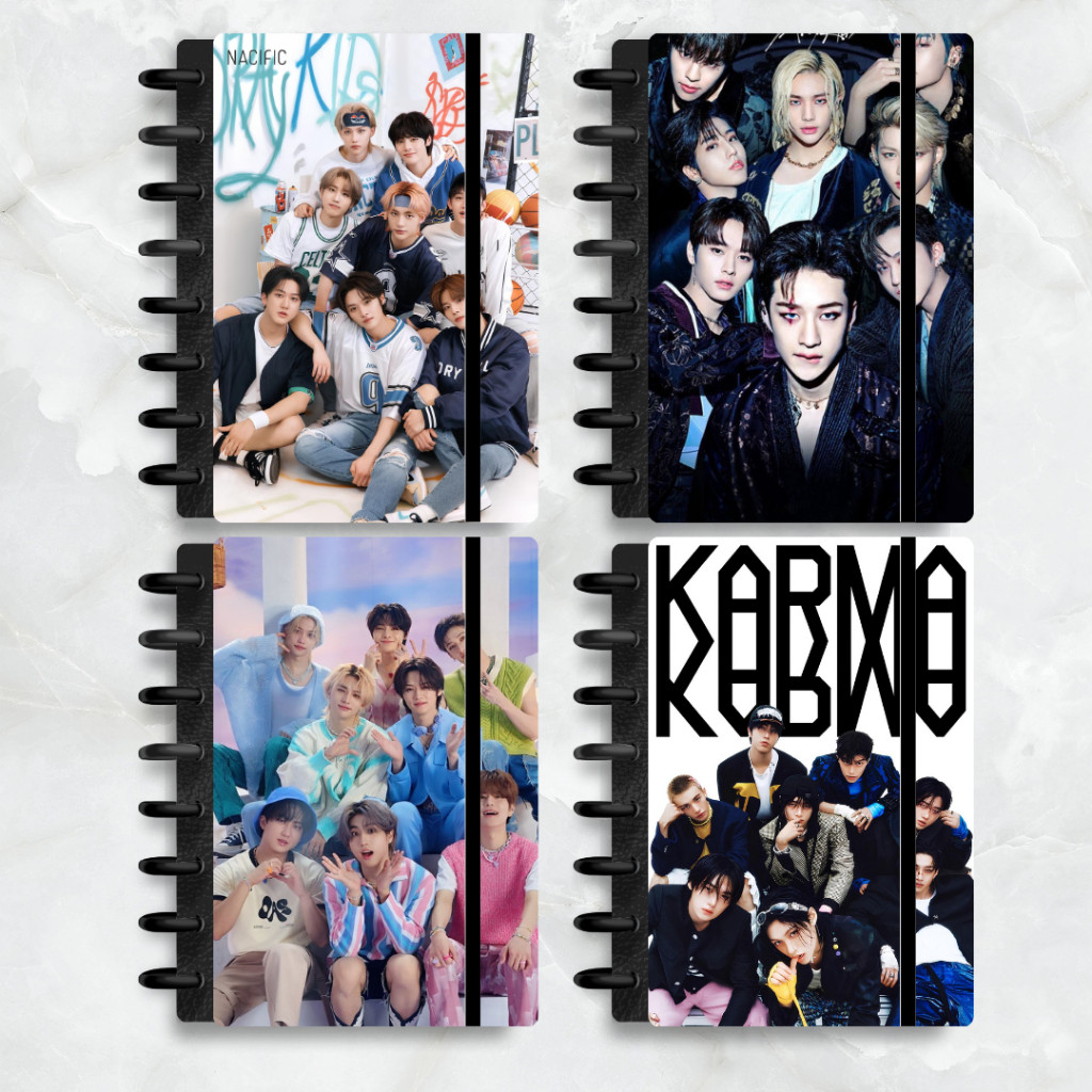 Caderno de Disco Inteligente Stray Kids Personalizado Capa Dura Universitário