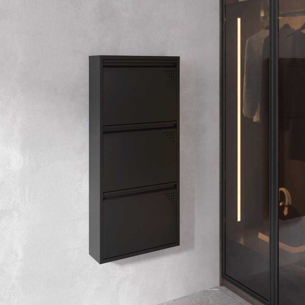 Sapateira Basculante 3 Gavetas Home Office