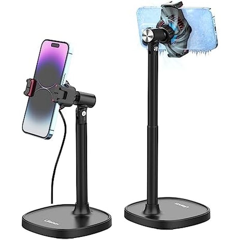 Cooler , Com Telefone De Mesa , Celular ULANZI , Solução De , Ventilador De Resfriamento , Suporte Ajustável , Tudo SK-0
