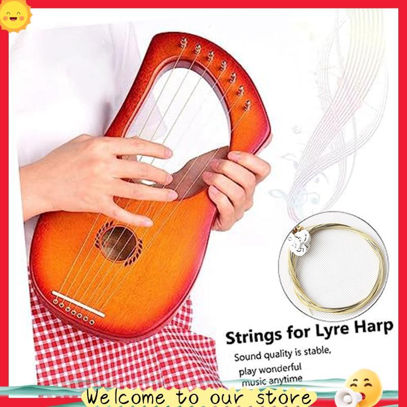Conjunto De 16 Cordas De Harpa De Lira , Peças De Corda De Metal Para