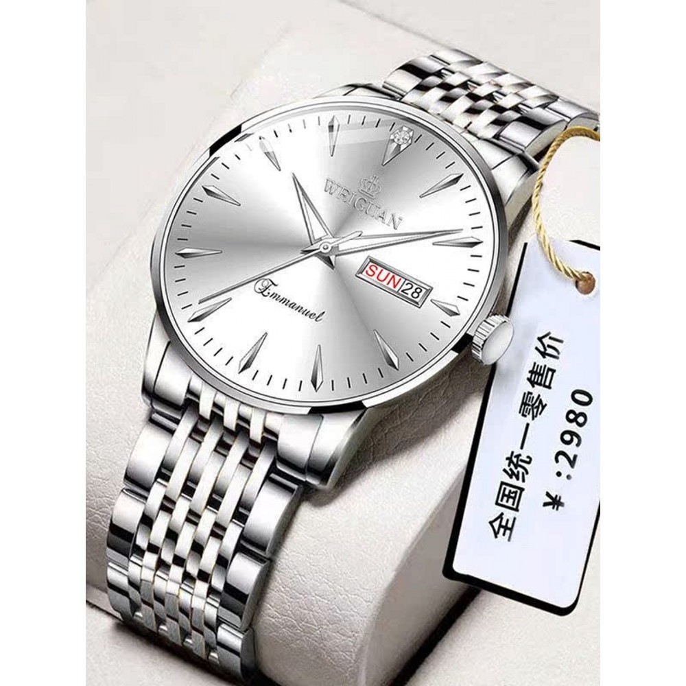 relogio masculino Relógio mecânico automático genuíno suíço relógio masculino moda duplo calendário relógio masculino lu