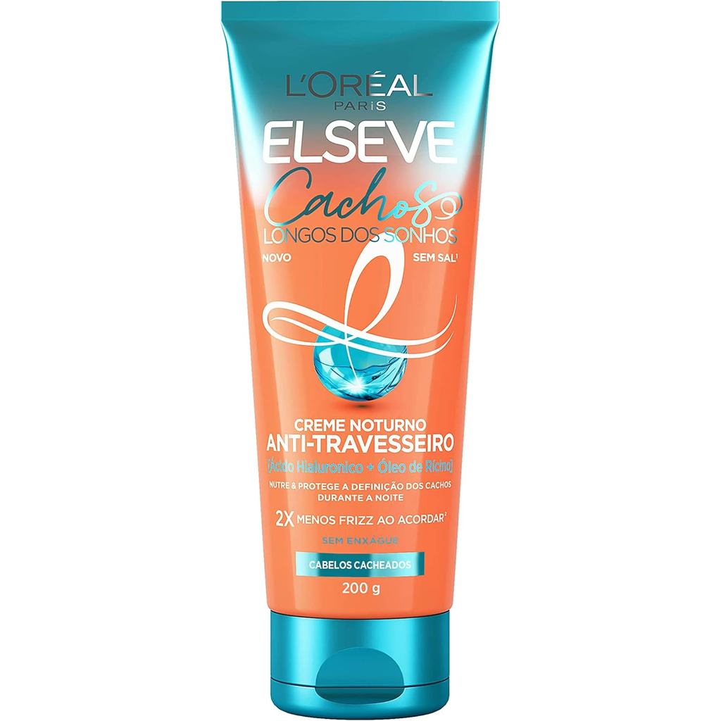 Creme Noturno Elseve Cachos dos Sonhos 200ml