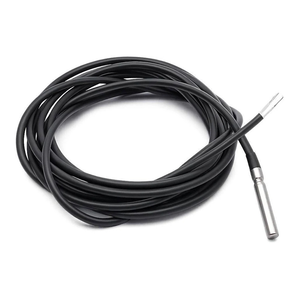 Sensor Ntc Temperatura Cabo 3m 5x30 Mm Capsula Inox