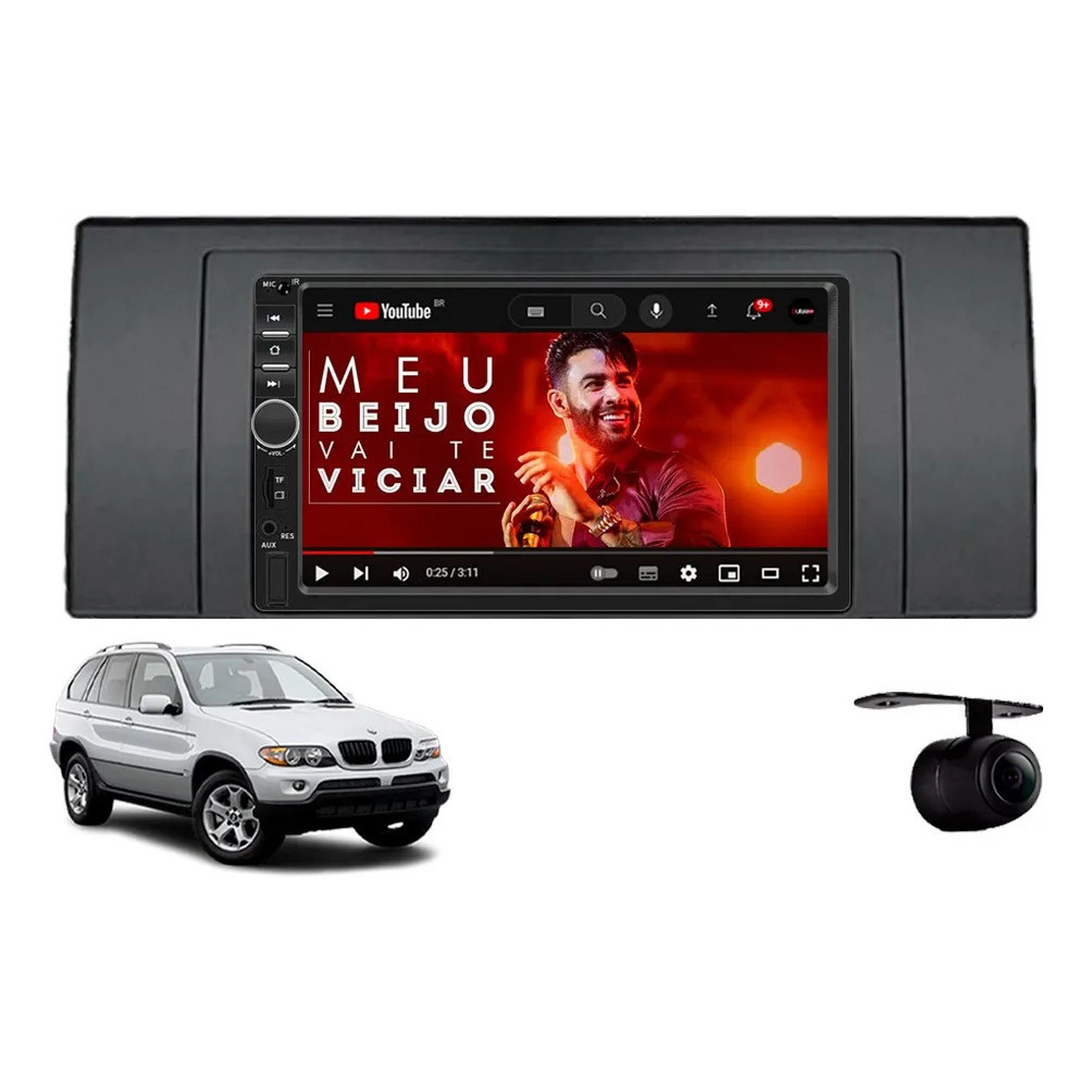 Central Multimídia Bmw X5 2000 À 2006