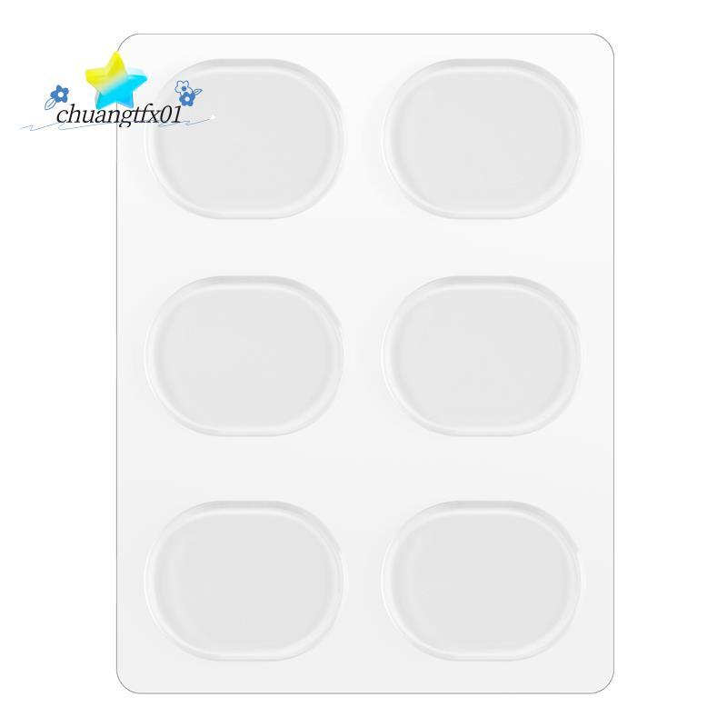 [Promover C] 6 Unidades/Conjunto Snare Drum Mute Pad Damper Gel Pads Silenciador Mudo Transparente Acessórios Para Instr