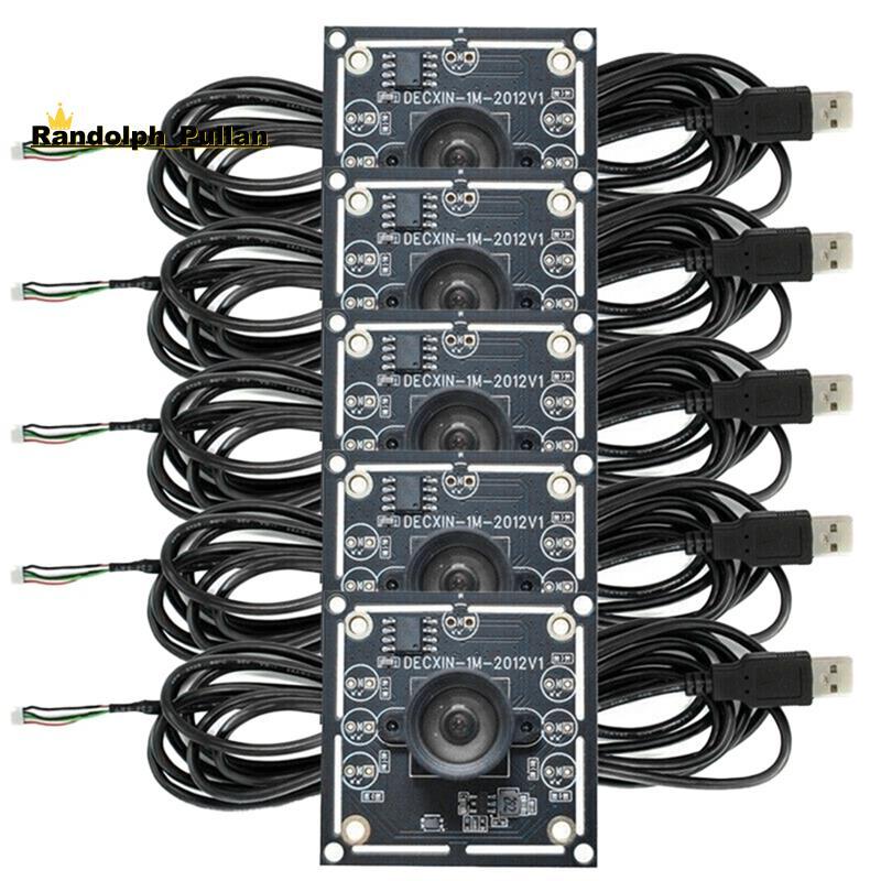 [Concessional H] 5PCS Módulo De Câmera De 100 Graus 1MP OV9732 1280X720 Driver Grátis USB Foco Manual , Com Cabo De 2 Me