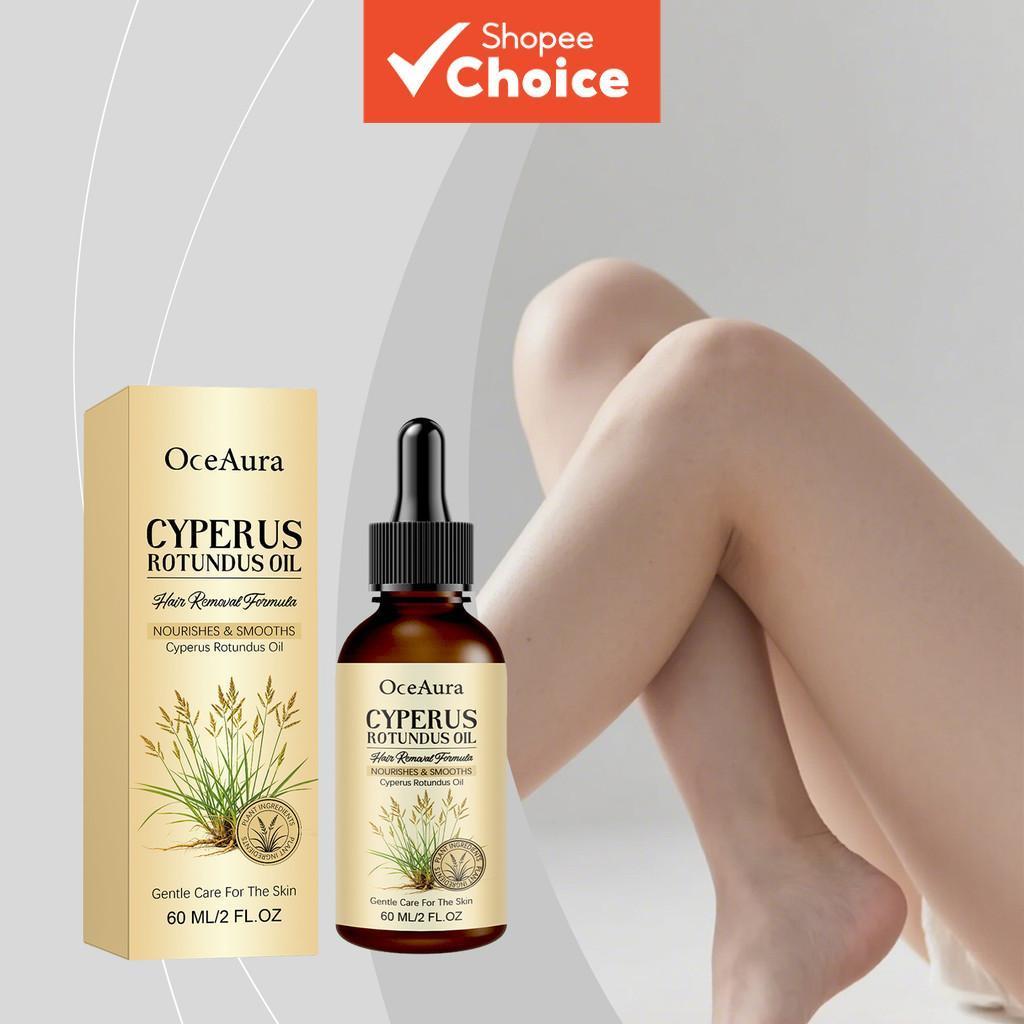 Óleo Avançado de Cuidado de Cyperus Rotundus 60ml - Com Extrato de Raiz de Cyperus Esculentus - Óleo Hidratante Suave e
