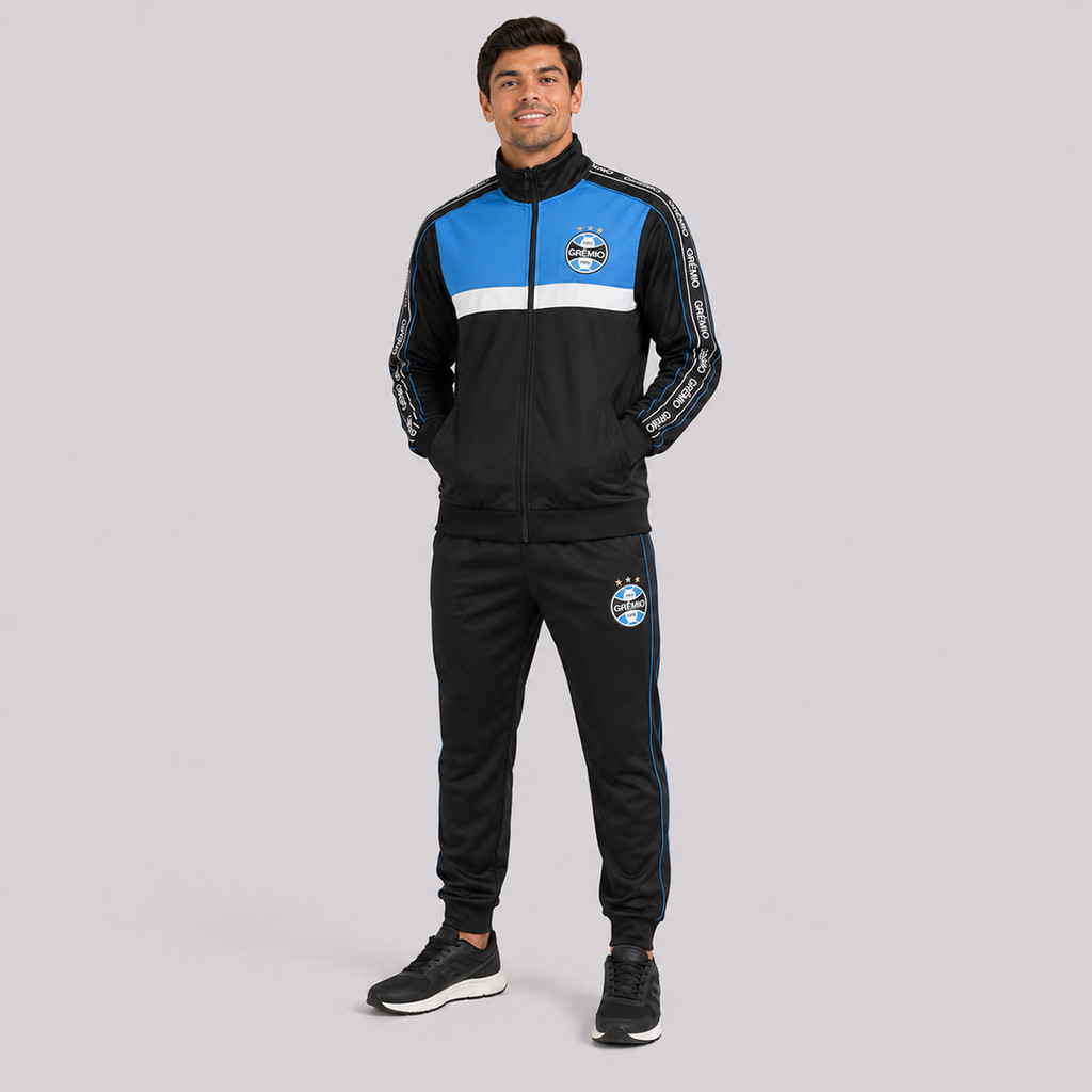 Agasalho Grêmio Tape Preto