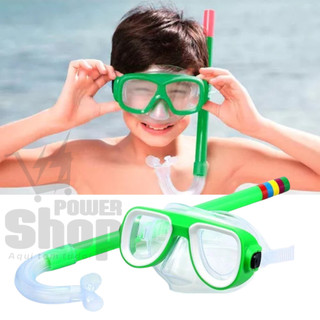 Kit Mergulho Infantil Snorkel Óculos Piscina Banho Praia Natação Várias Cores