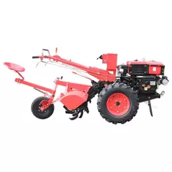 Micro Trator Motocultivador 12.5 hp Diesel com Enxada Rotativa Motor Partida Elétrica Tipo Tobata