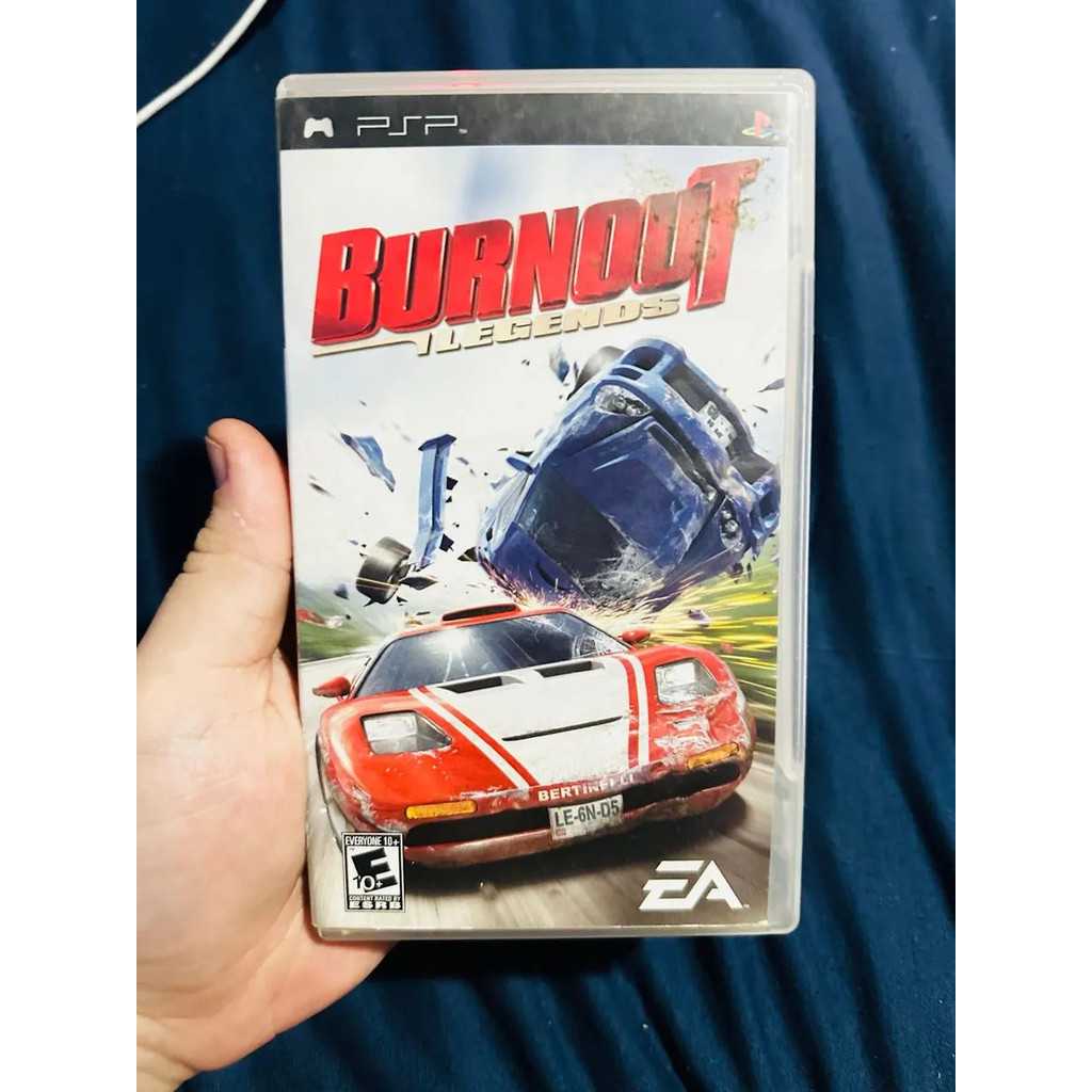 Jogo Original Para Psp - Burnout Legends - Midia Física