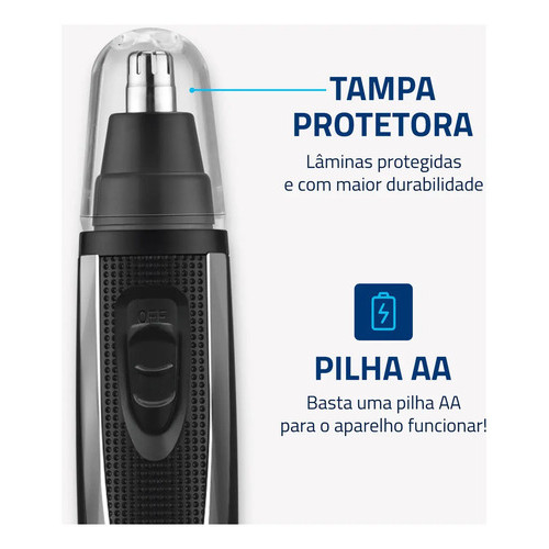 Aparador de Pelos Mondial Classic TR-01 Bivolt 0,8W