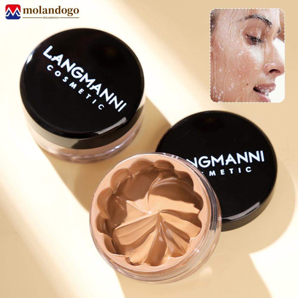 Milandogo 2 Em 1 Base De Creme Corretivo Macio E Bronzeador Cobertura Edificável Maquiagem Facial Para Uso Diário Olheir