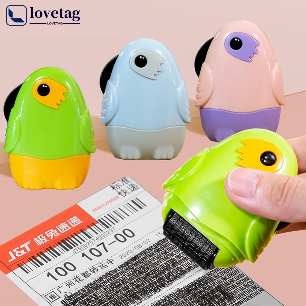 LOVETAG Bonito Portátil Proteção Contra Roubo De Identidade Rolo Confidencial Selo Marca Endereço Anti-Privacidade De Se