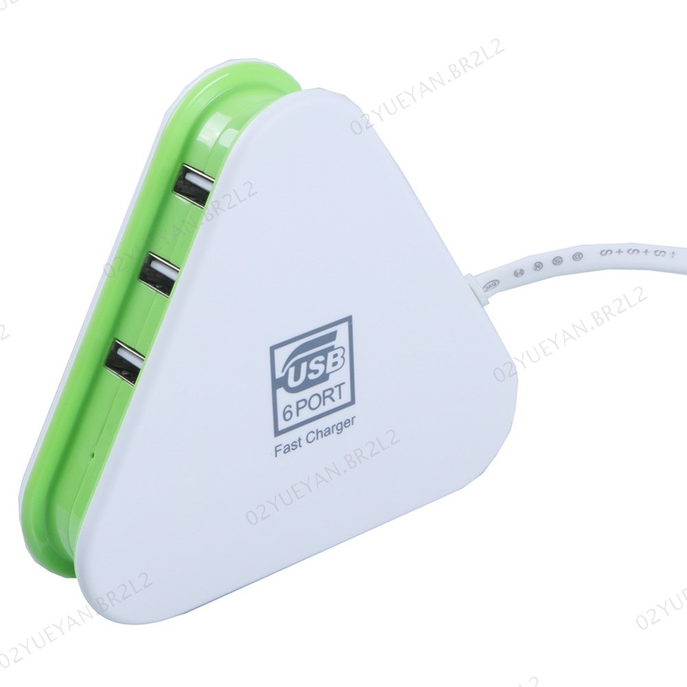 6 Fonte De Alimentação Adaptador USB Universal AC DC 5V 2A Parede Carregador Inteligente Plug Carregamento Plugue Da Ue