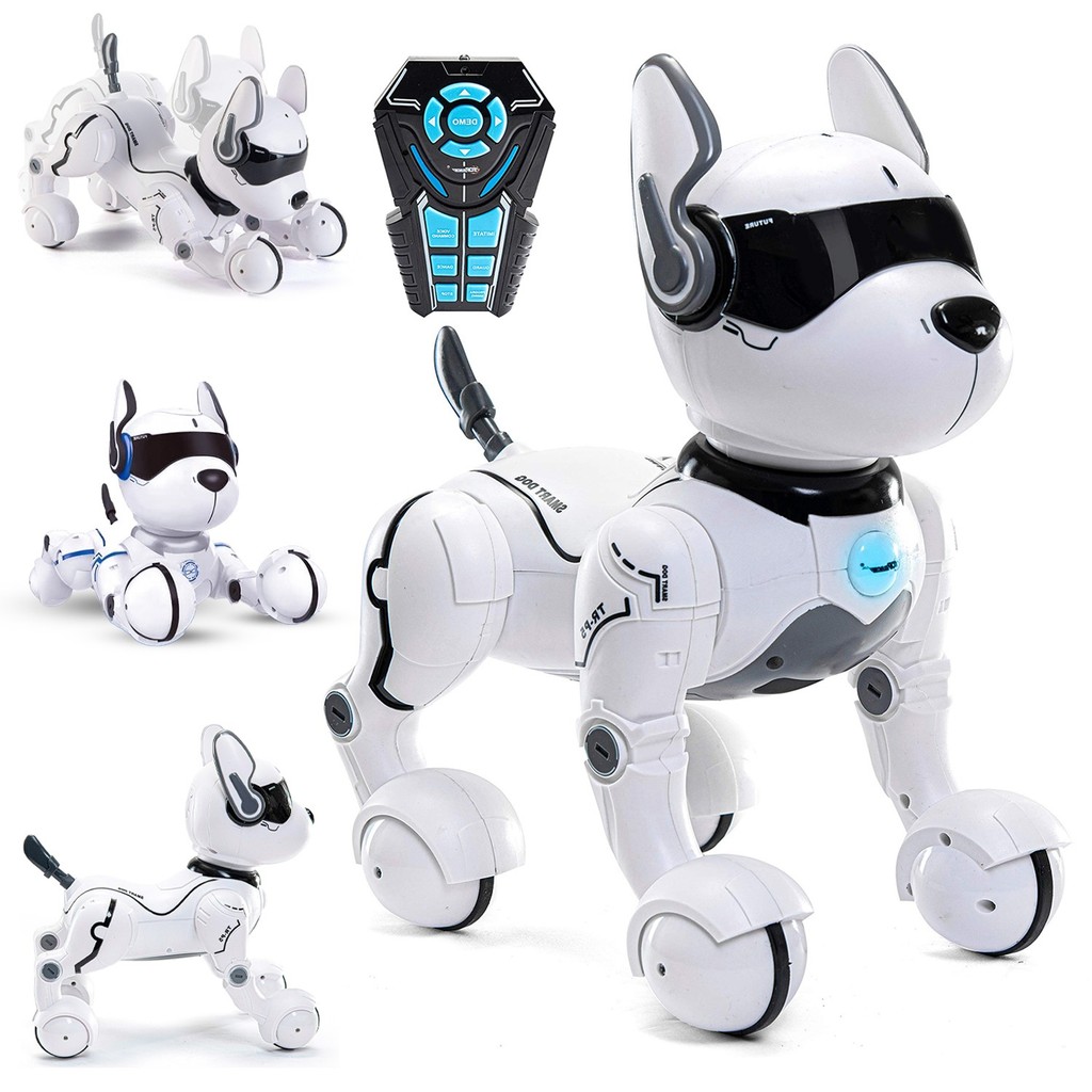 Smart Dog Cachorro Robô Interativo Inteligente Eletrônico Com Som E Controle USB - Candide
