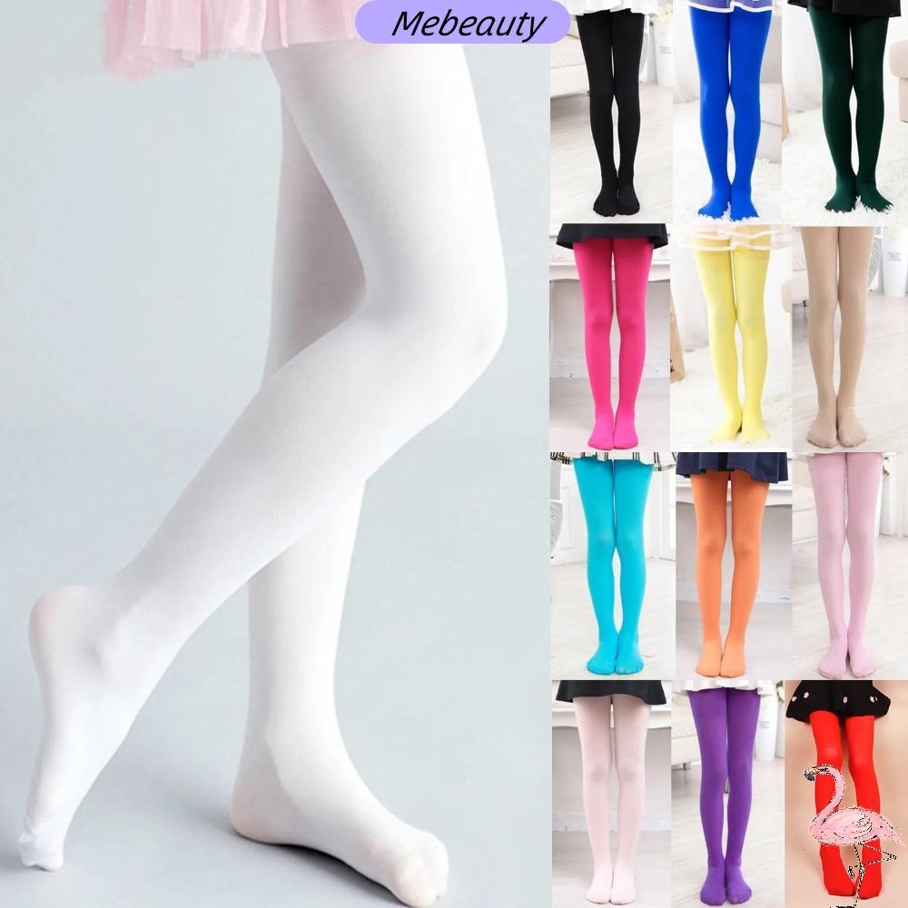 Meia-Calça MEBEAUTYBR , Fantasia De Performance De Dança , De Cor Sólida , Meias Elásticas Para Festa