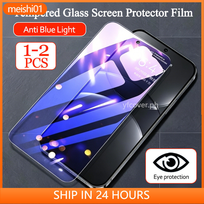 Redmi A7 Vidro Temperado Anti Luz Azul Para Xiaomi Pro A5 A4 A3X Turbo 5 Max 4 3 Protetor De Tela HD