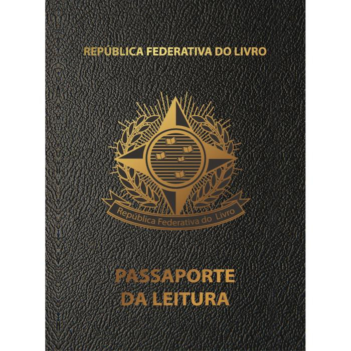Kit com 10 Passaporte da Leitura | Preto