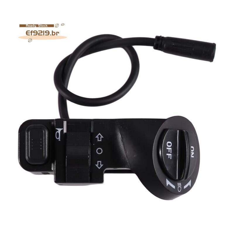 [Oferta Especial E] Botão Interruptor 3 Em Um Para Bicicleta Elétrica V8 V20 Acessórios De Substituição De Buzina De 5 P