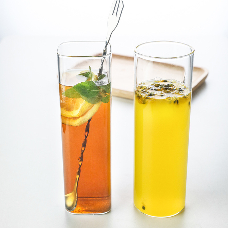 Colin copo de café frio ilha longa xícara de chá gelado vidro reto mistura copo bebida Cocktail Mojito copo