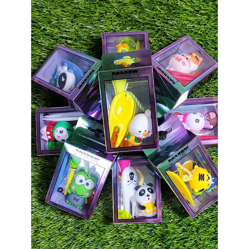 Estilo quente coreano DBAIHUK golfe novo estilo encaixotado bola unhas servir unhas bola suporte corda Anti-perdido plás