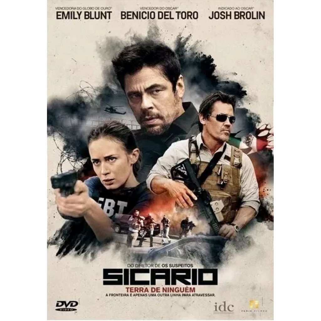 Dvd Sicario Terra De Ninguém - Benicio Del Toro - Lacrado