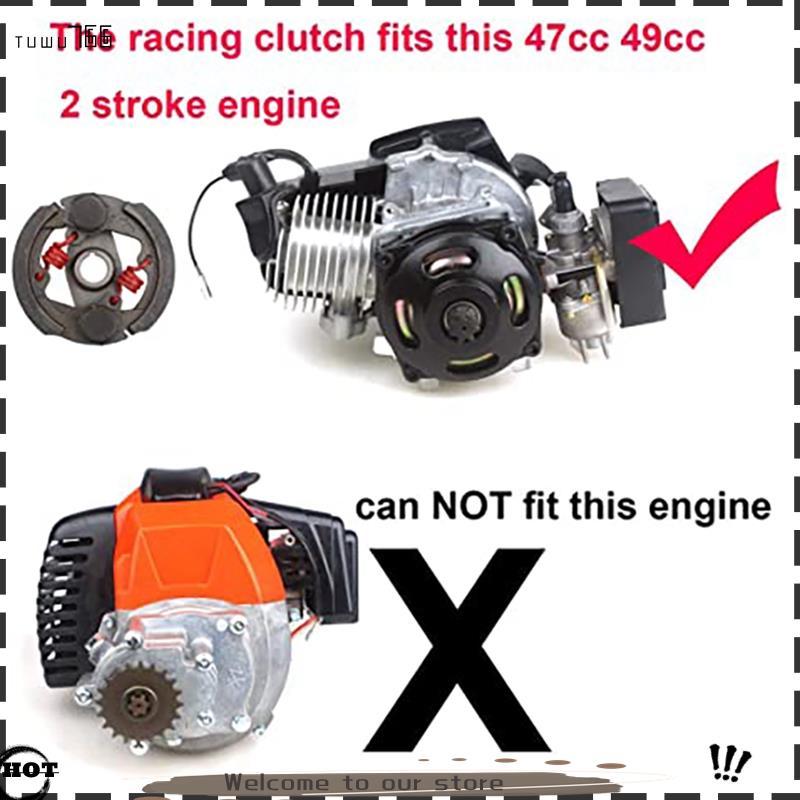 Htrshj1alto 44-6 Desempenho Embreagem Mini Motor De Motocicleta Dois Tempos Bolso Dirt Pit Bike ATV Quad 49Cc Peças