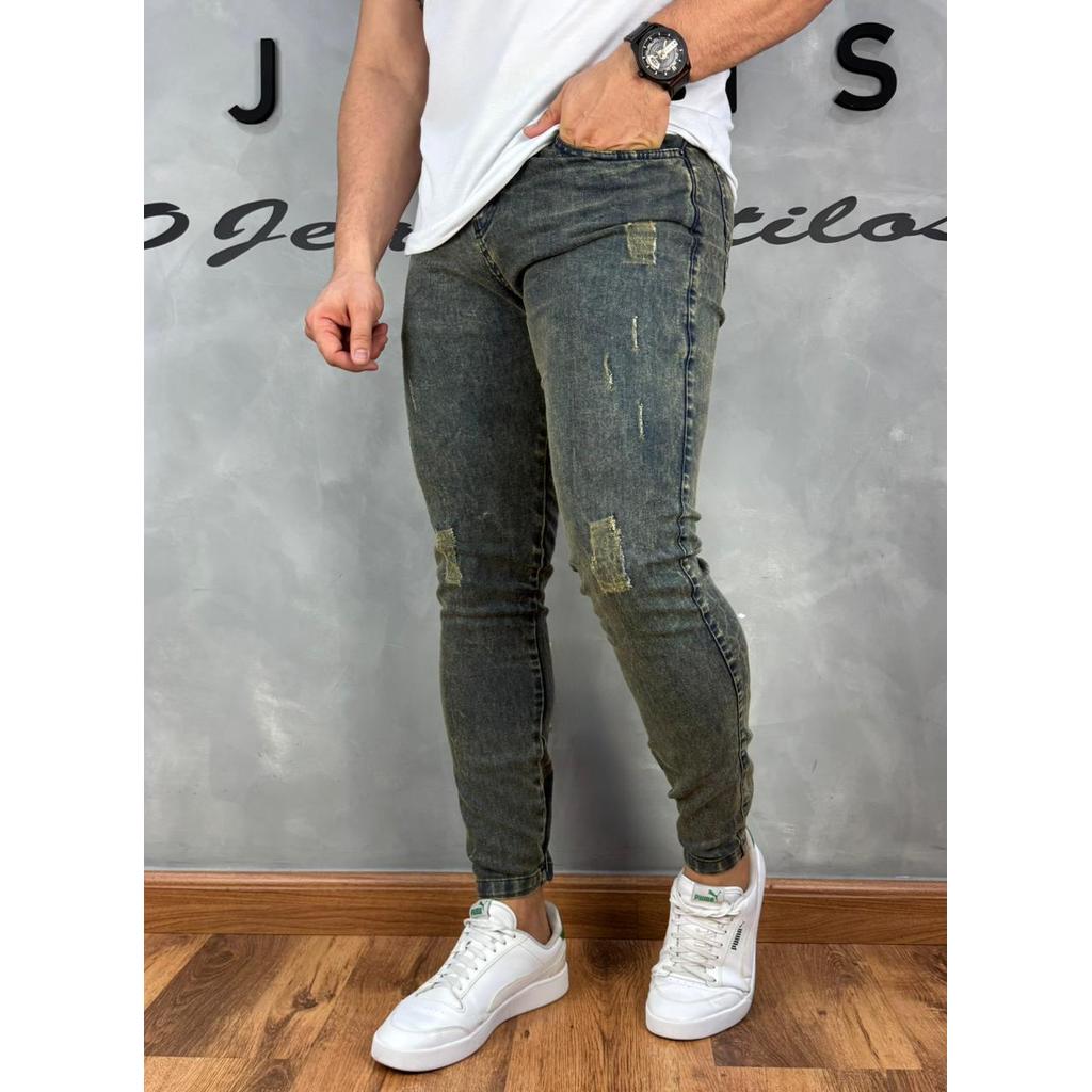 Calça Jeans Masculina Básica Skinny Premium 017