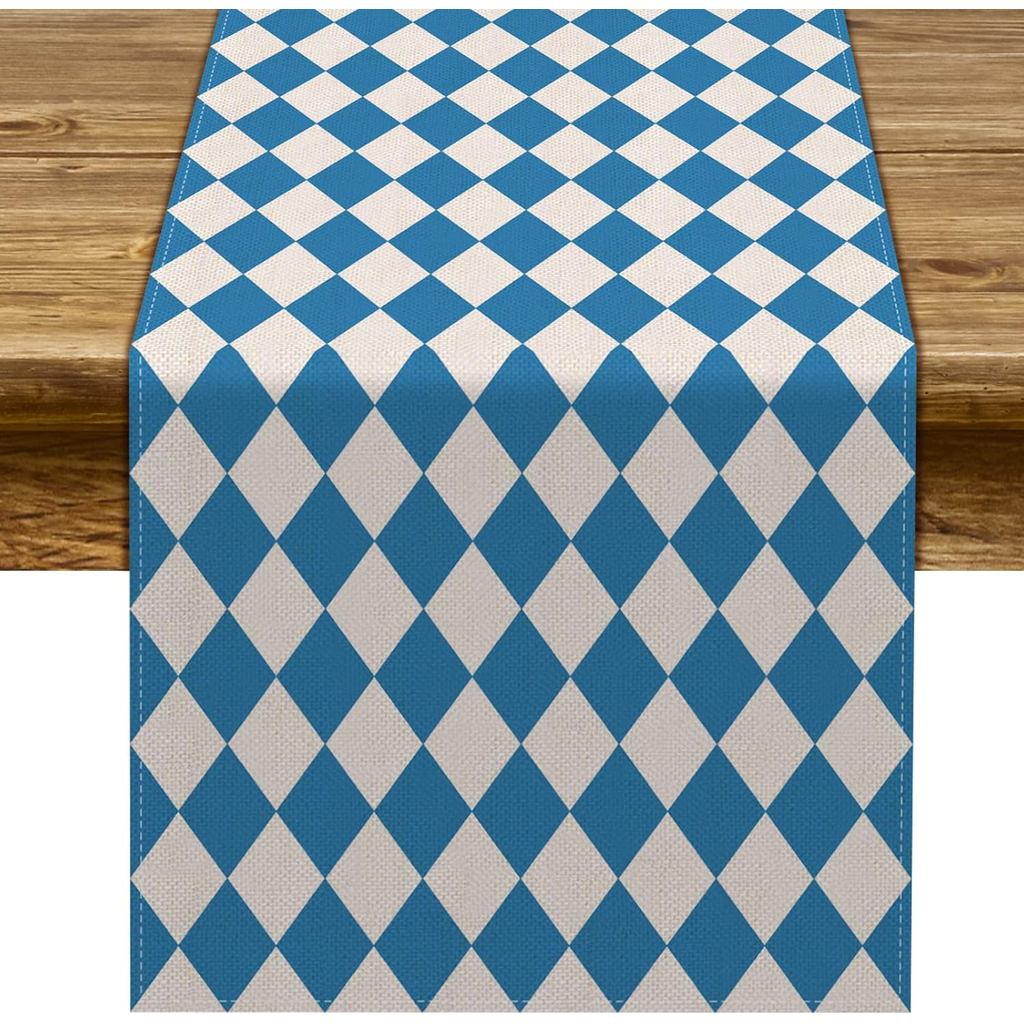 Caminho de Mesa Oktoberfest, Decoração para Festa de Cerveja Alemã da Baviera, Lareira, Cozinha, Sala de Jantar, Decoraç