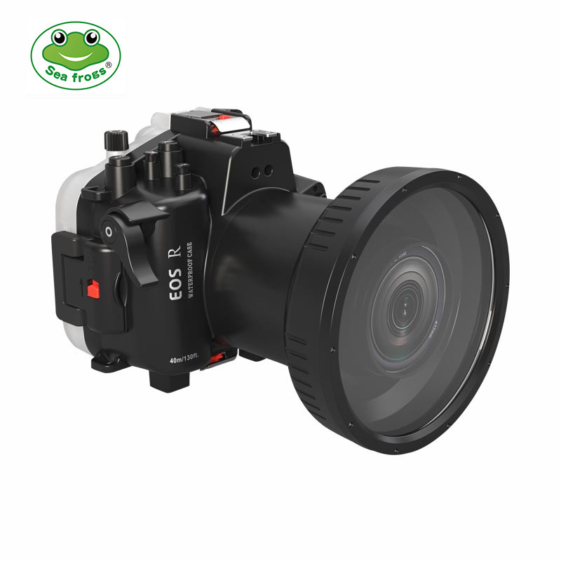 Seafrogs seafrogs câmera de mergulho eos RP caso à prova dwaterproof água Canon eos R caso à prova dwaterproof água foto