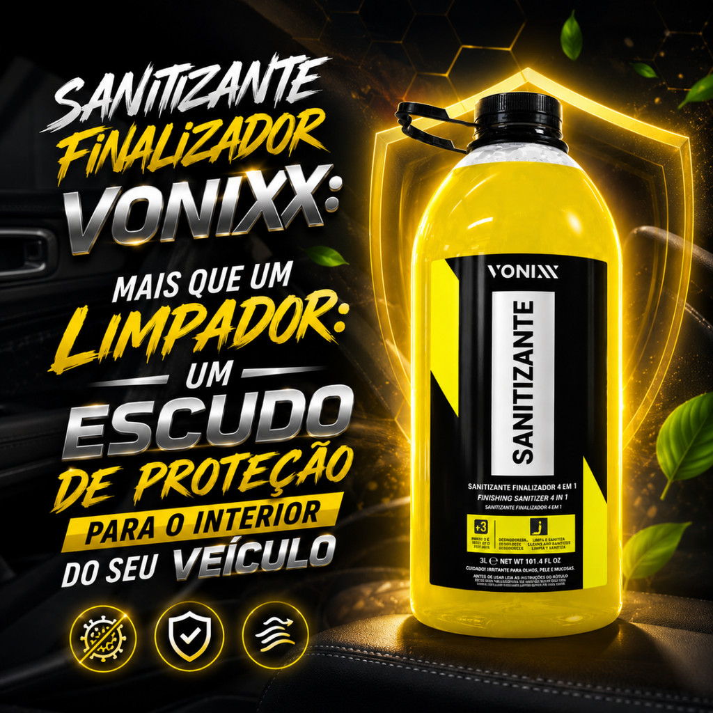 Imagem Sanitizante Finalizador 4 Em 1 Sistema VSC 3L Vonixx