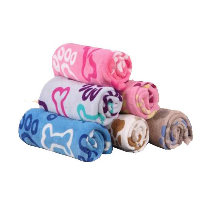 Kit 3 Mantas Hiper Textil Meu Pet 70Cm X 1.00Cm - Sortidas