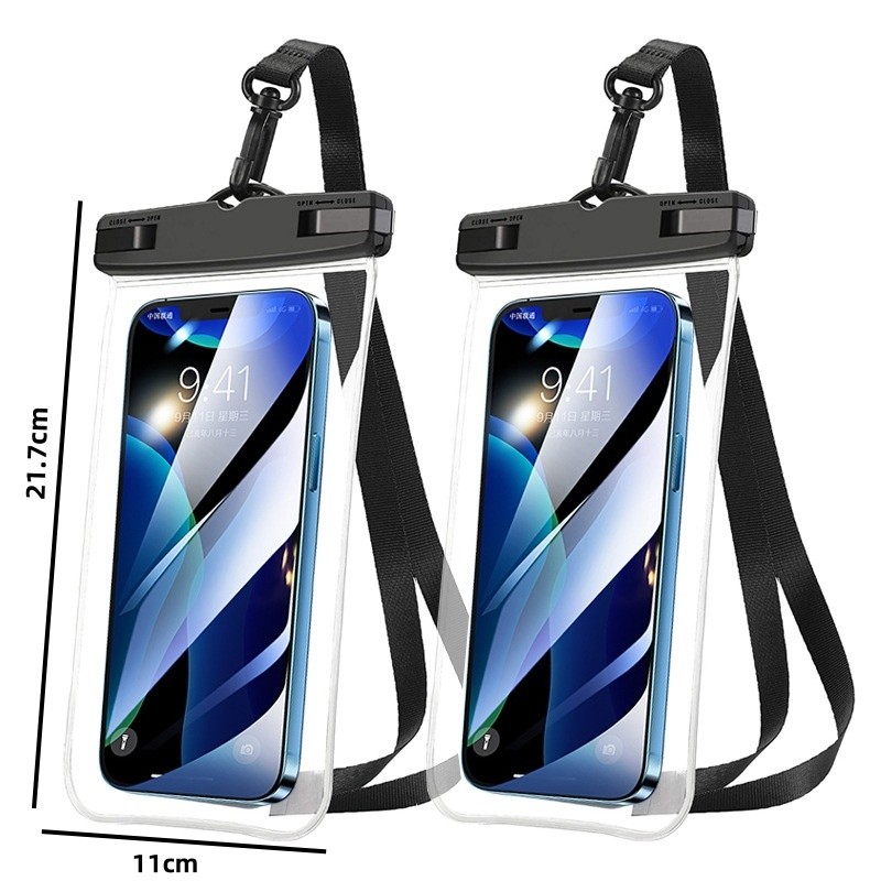 Capa Bolsa Prova Dágua Impermeável Celular Transparente Protege Celular Àgua