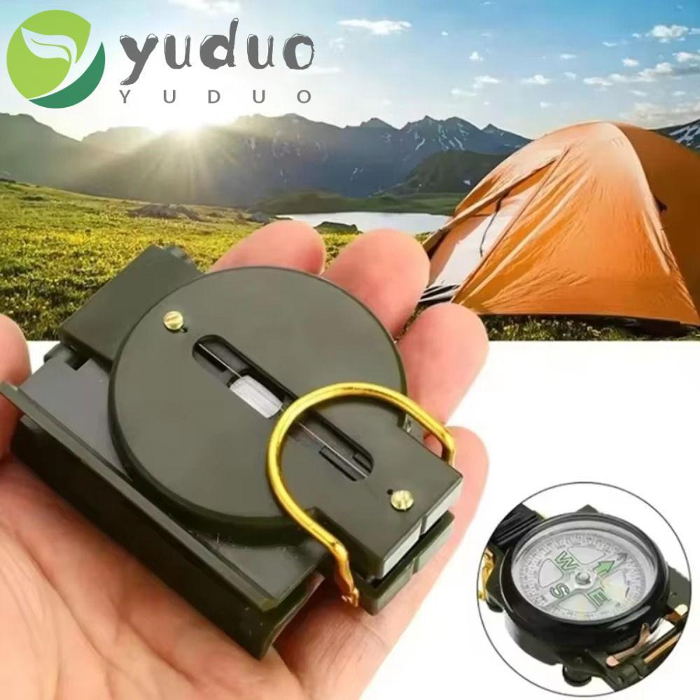 Bússola Profissional YUDUO , Externa De Construção De Metal À Prova D'água De Acampamento Com Design Lensático
