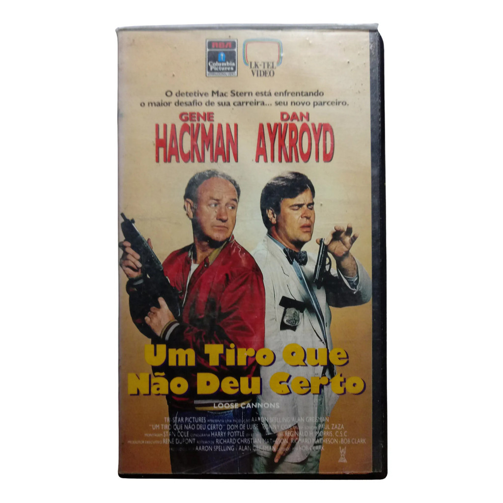 Vhs Um Tiro Que Nao Deu Certo - Gene Hackman