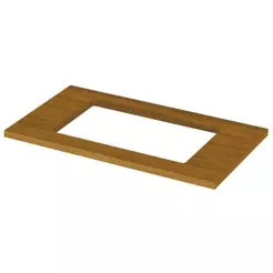 Tampo p/ Balcão Cozinha Gabinete Cooktop 80x53cm Nature - Henn