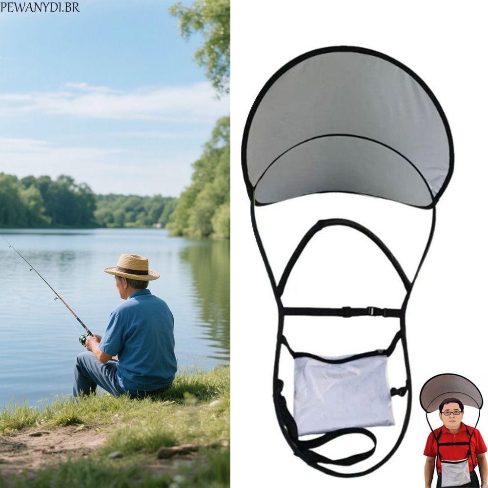 Chapéu Guarda-Chuva De Pesca PEWANYDI , Grande Dobrável De Ombro Duplo , Bonés Portáteis Para Proteção Solar Com As Mãos