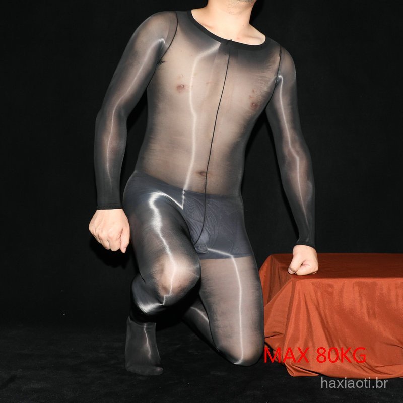 RCBX macacão de meia-calça brilhante de corpo inteiro tamanho grande, conjunto brilhante de 912 agulhas com mangas, meia