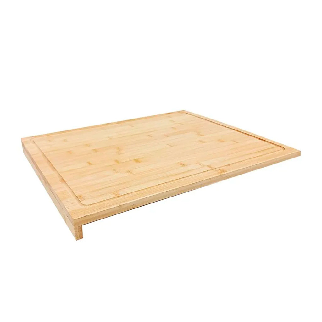 Tábua de Corte Bambu 45x38cm Sustentável Resistente Cozinha Gourmet