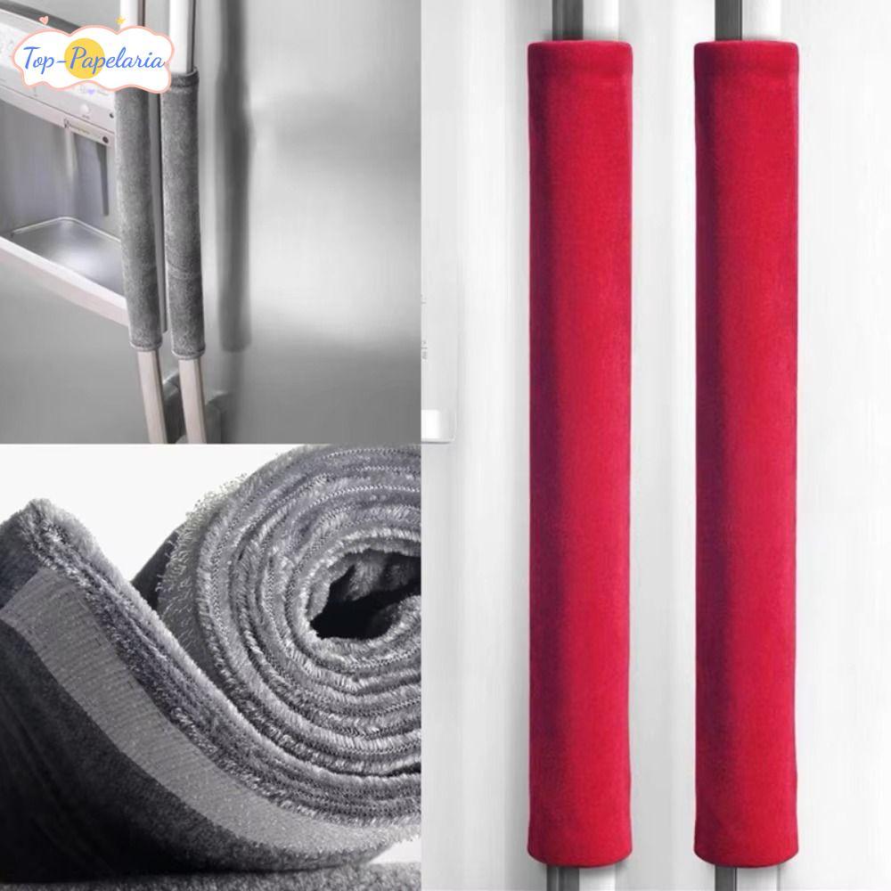 Capa Perfumada Para Maçaneta De Geladeira , 2 Peças , De Porta De Forno Resistente A Manchas De Pelúcia , Lavável
