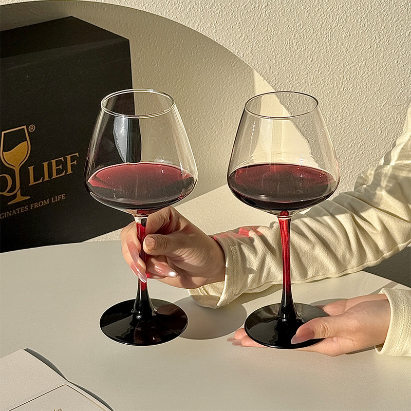 Primeiro rolo High-End sentimento caixa de presente conjunto presentes copo de vinho tinto taça borgonha copo de vinho h