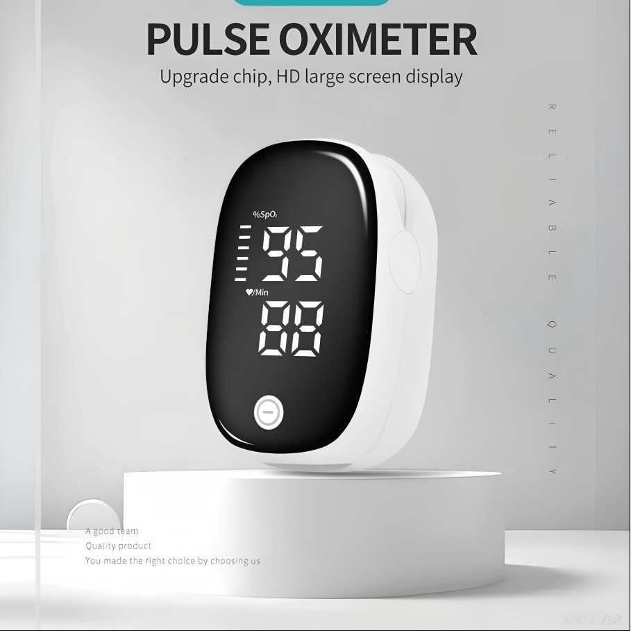 Dedo Clip-On Detector de oxigênio no sangue pulso saturação de oxigênio no sangue Monitor de freqüência cardíaca