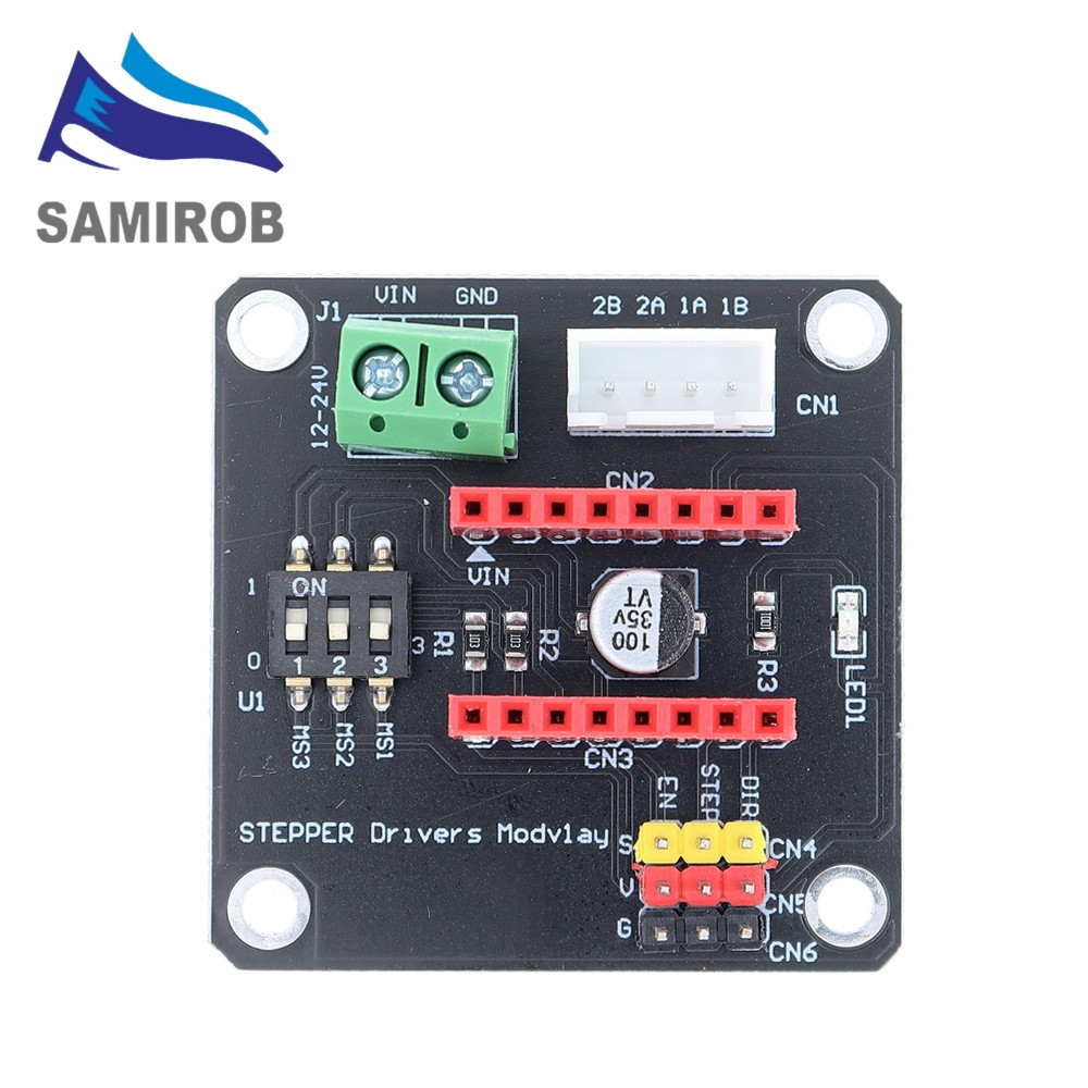 42 Placa De Expansão Do Driver Motor De Passo DRV8825 A4988 Módulo Escudo Controle Da Impressora 3D Para Arduino UNO R3